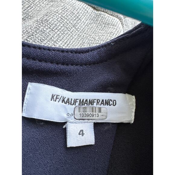 KaufmanFranco Collective Zip Up Colorblock Mini Sheath Dress Women's Size 4 - Picture 4 of 7